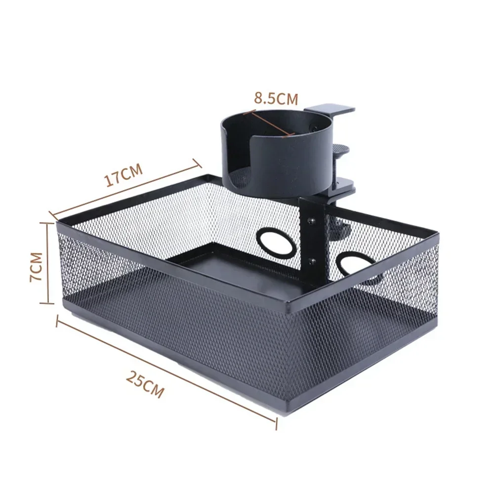 Drawer Organizer Peg - Under-desk Hidden Storage Rack 360° Rotating