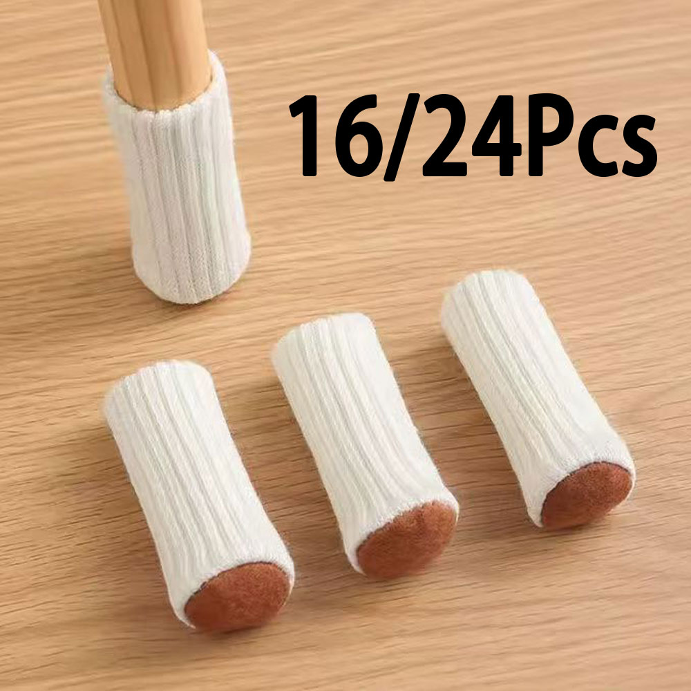Furniture Hardware Brackets - 16/24Pcs Chair Legs Socks Knitted Furniture