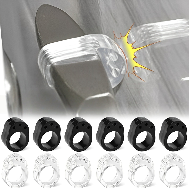 Furniture Hardware Factory - Multi-Purpose 1/4Pcs Silicone Doorknob Buffer, Shockproof