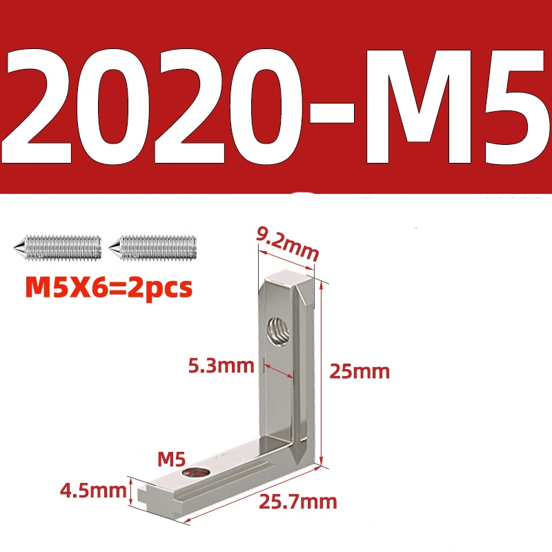 EU 2020 3030 4040 4545 T Slot  - огляд і ціна Joint Connector Bracket