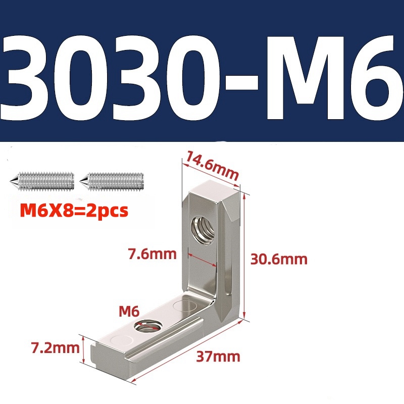 EU 2020 3030 4040 4545 T Slot  - огляд і ціна Joint Connector Bracket