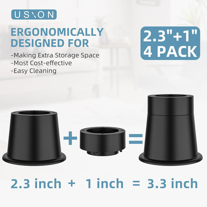 4Pcs Heavy Duty Furniture Rise - огляд і ціна Furniture Hardware Brackets