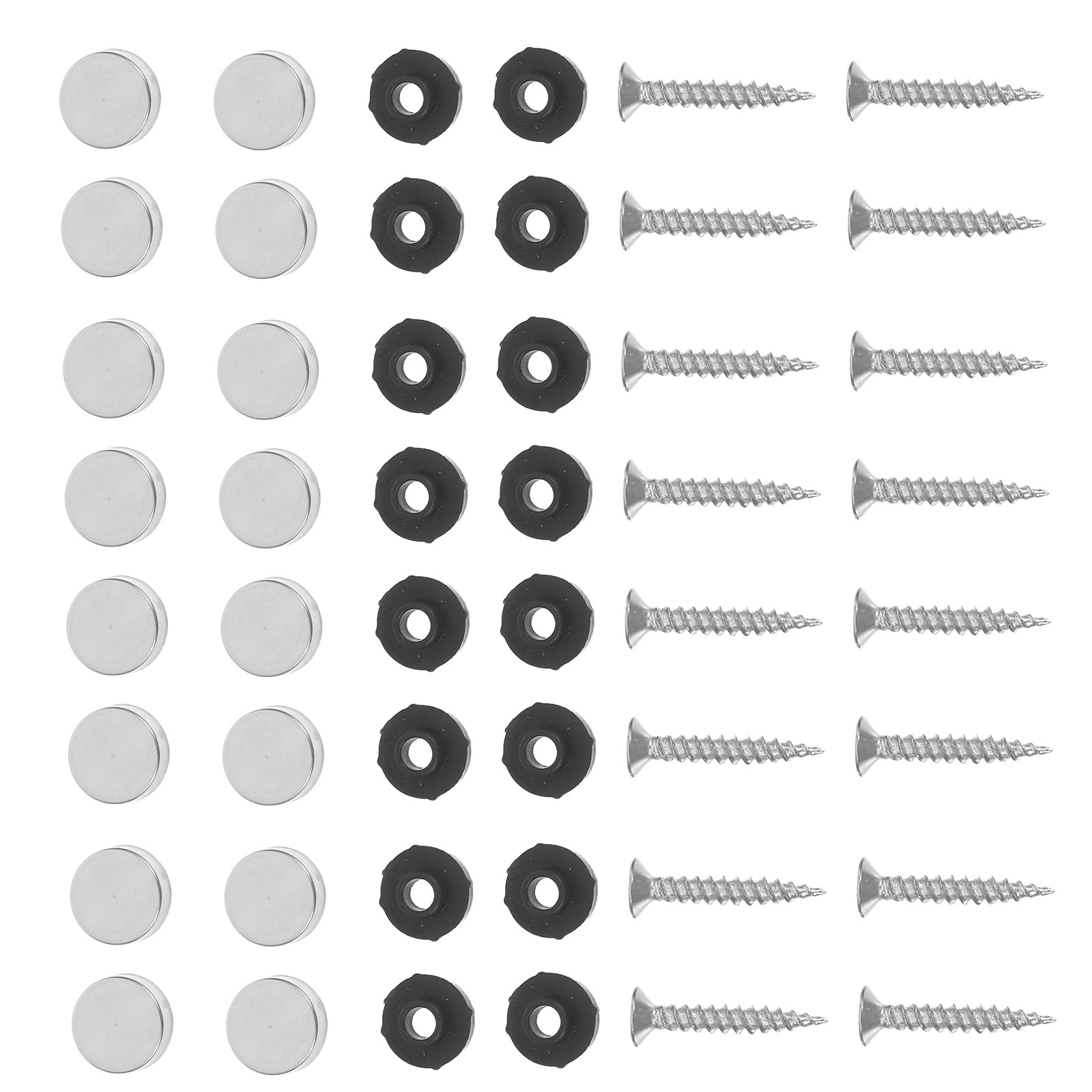 100Pcs Mirror Screws 12Mm Stai - огляд і ціна Furniture Hardware Fixing Screws
