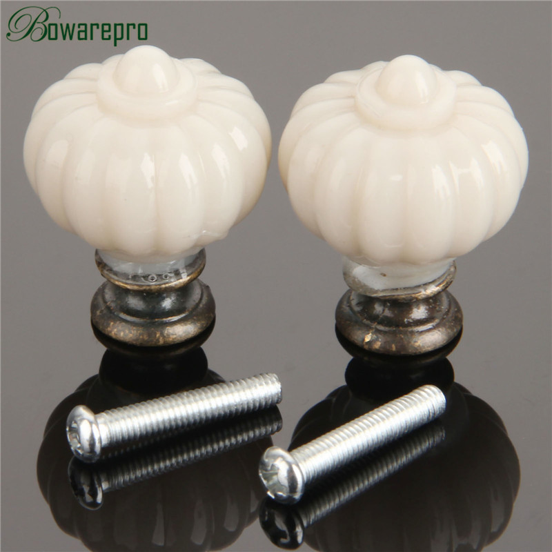 1Pc Acrylic Ivory White Pumpki - огляд і ціна Furniture Hardware Pulls