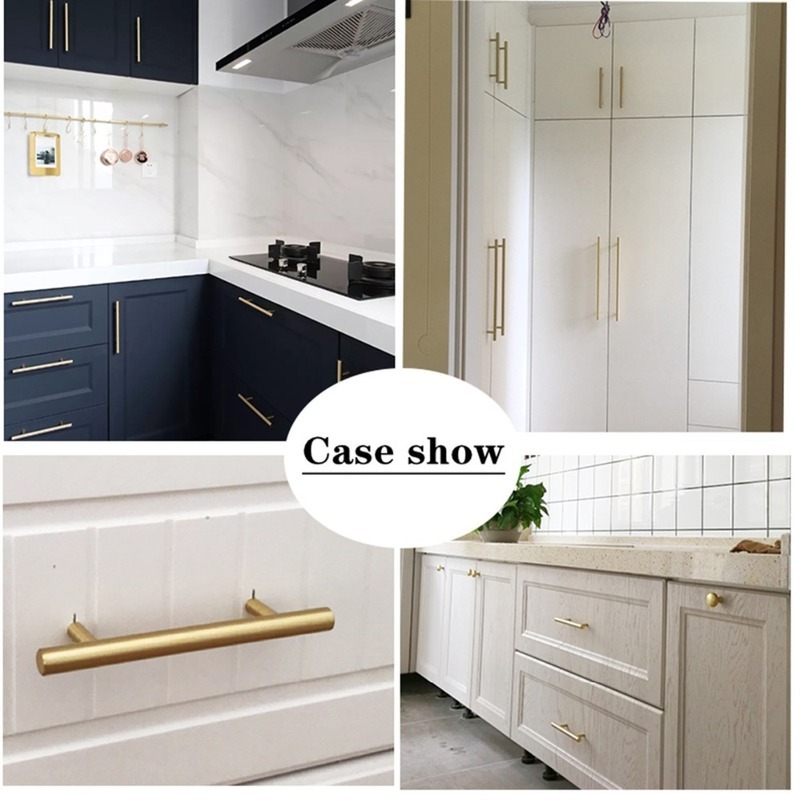 Modern Gold Brushed Straight C - огляд і ціна Furniture Hardware Factory