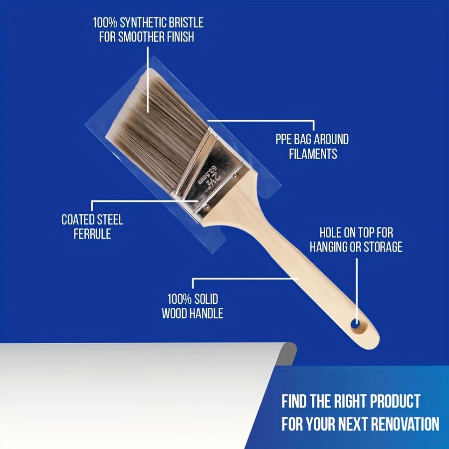 5Pcs High Quality Paint Brush  - огляд і ціна Furniture Hardware Pulls
