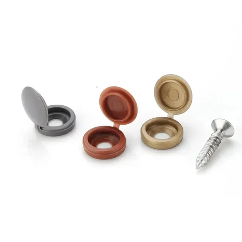 Hinged Plastic Screw Cap Cover - огляд і ціна Furniture Hardware Fixing Screws