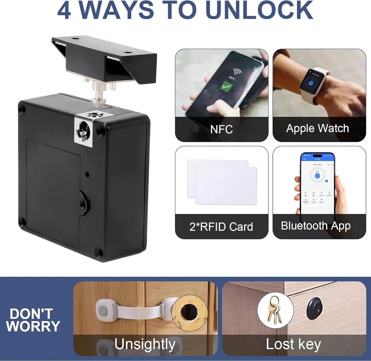 Mobile phone NFC smart locker  - огляд і ціна Furniture Hardware Brackets
