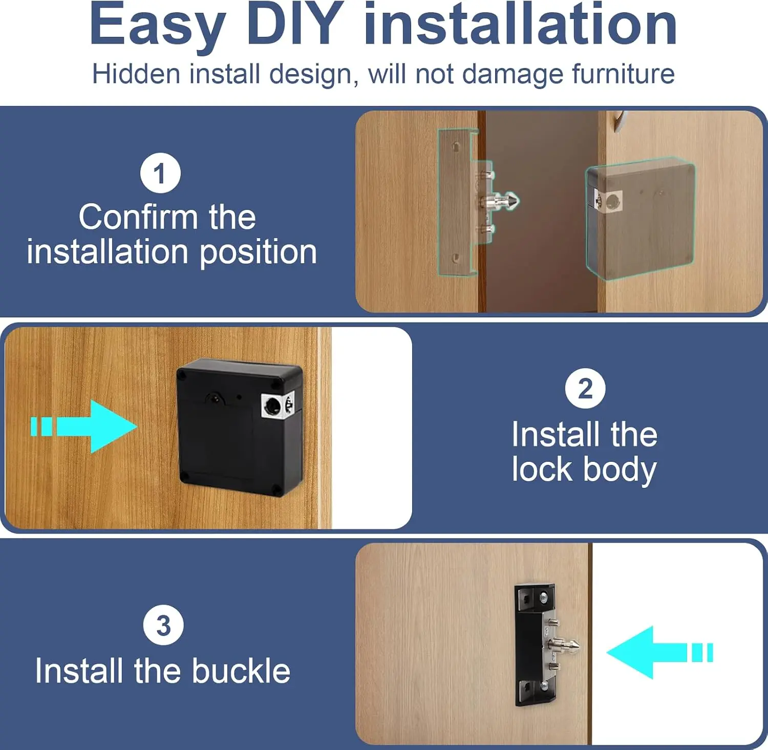 Mobile phone NFC smart locker  - огляд і ціна Furniture Hardware Brackets