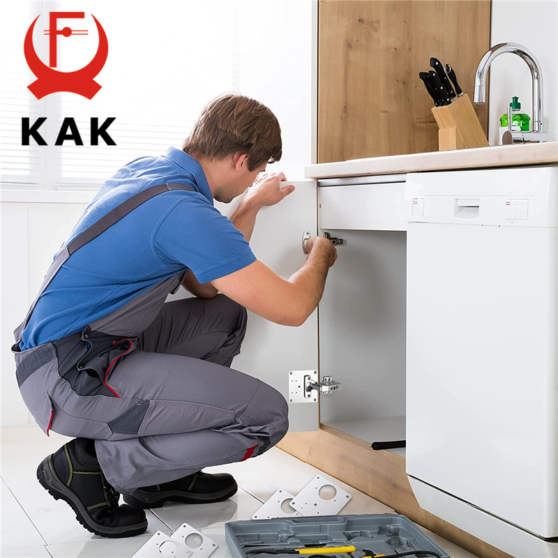KAK 8pcs Hinge Repair Plate Br - огляд і ціна Furniture Hardware Fixing Screws