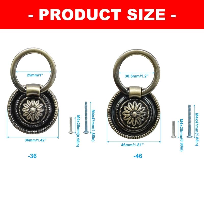 Pack of 6 Antique Bronze Drop  - огляд і ціна Furniture Hardware With Backplate
