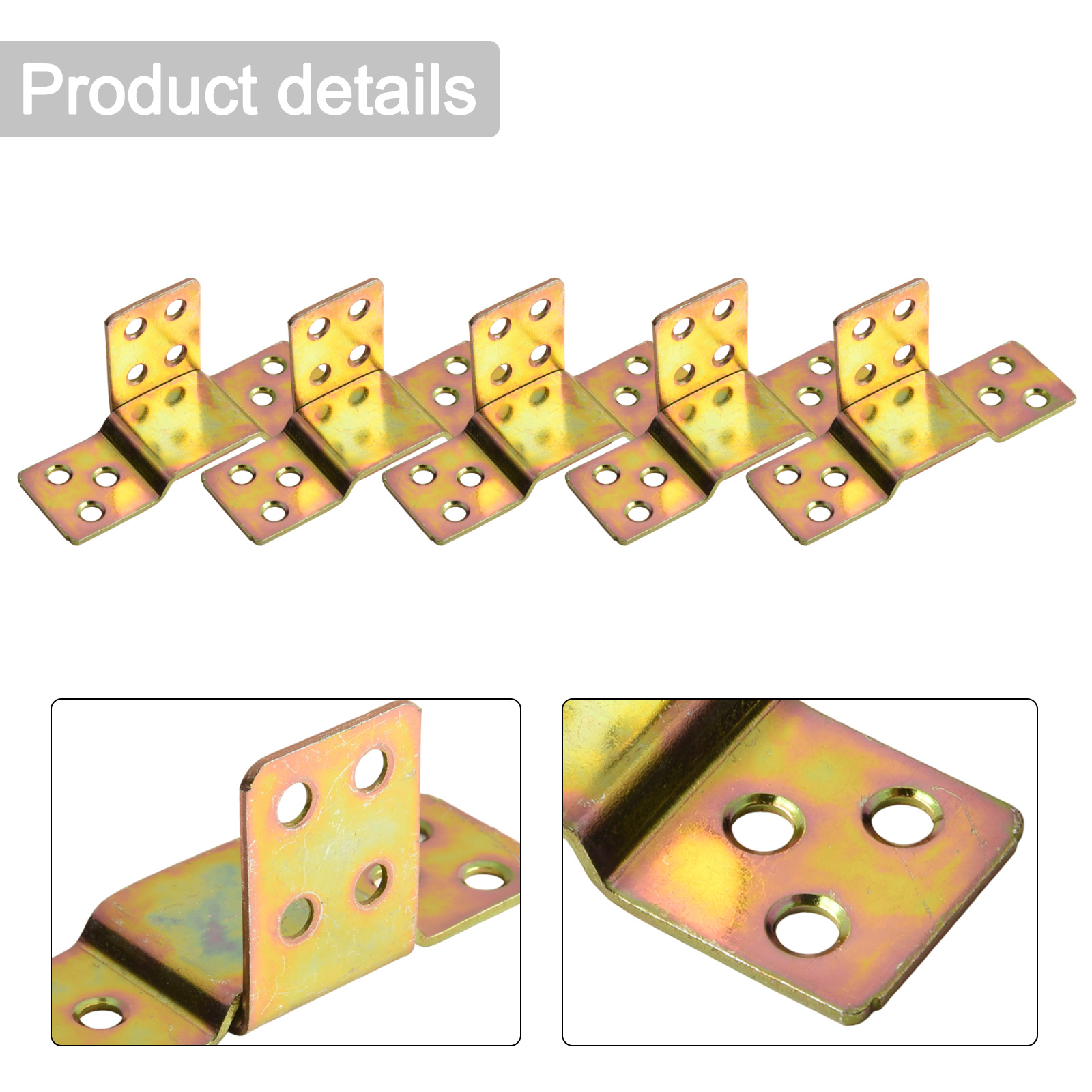 5Pcs Metal Bed Rail Bracket Wo - огляд і ціна Furniture Rails Hardware