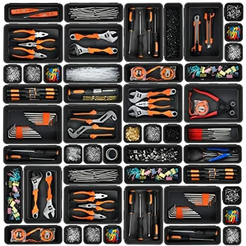 32PCS Desk Drawer Organizers 3 - огляд і ціна Drawer Organizer Peg