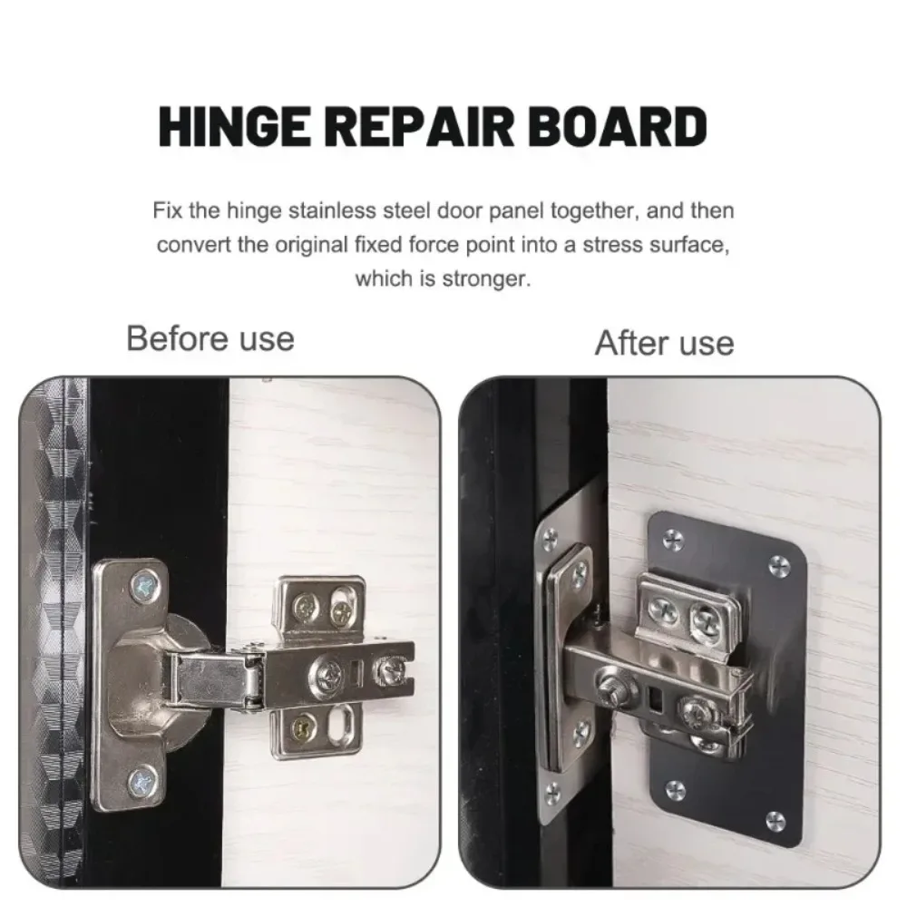 10/1Pairs Hinge Repair Plate K - огляд і ціна Furniture Hardware Fixing Screws