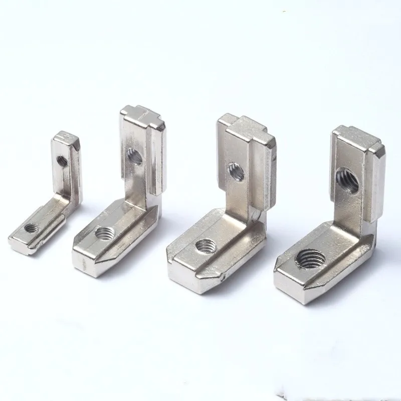 10PCS T Slot L-Shape Aluminum  - огляд і ціна Joint Connector Bracket
