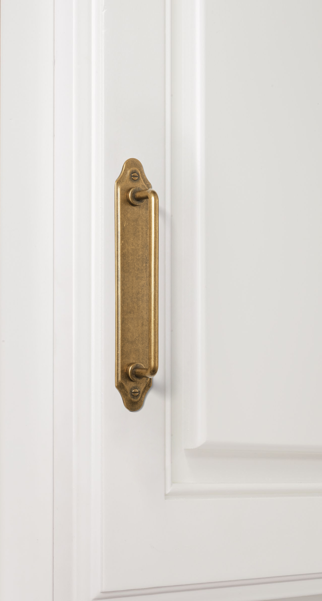 Goo-Ki Antique Brass Cabinet P - огляд і ціна Furniture Hardware With Backplate