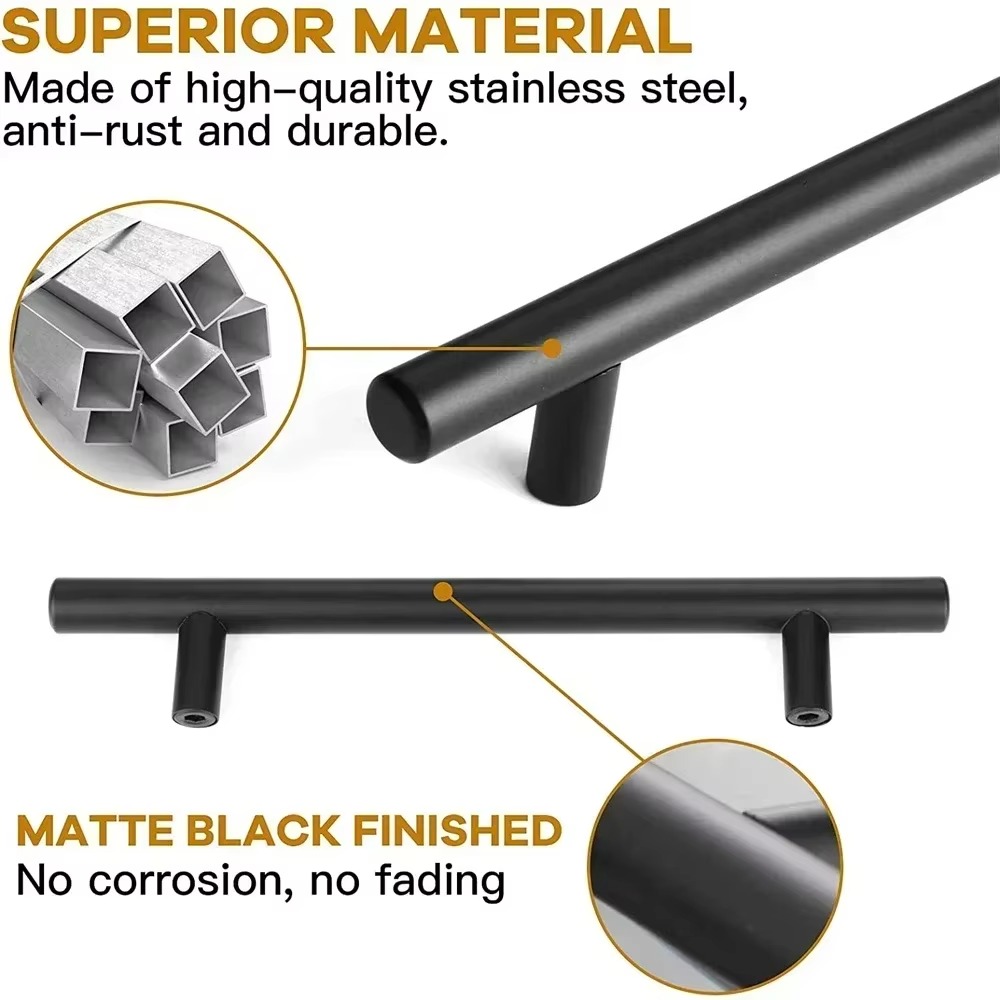 20 PCS Cabinet Pulls Matte Bla - огляд і ціна Furniture Hardware Factory
