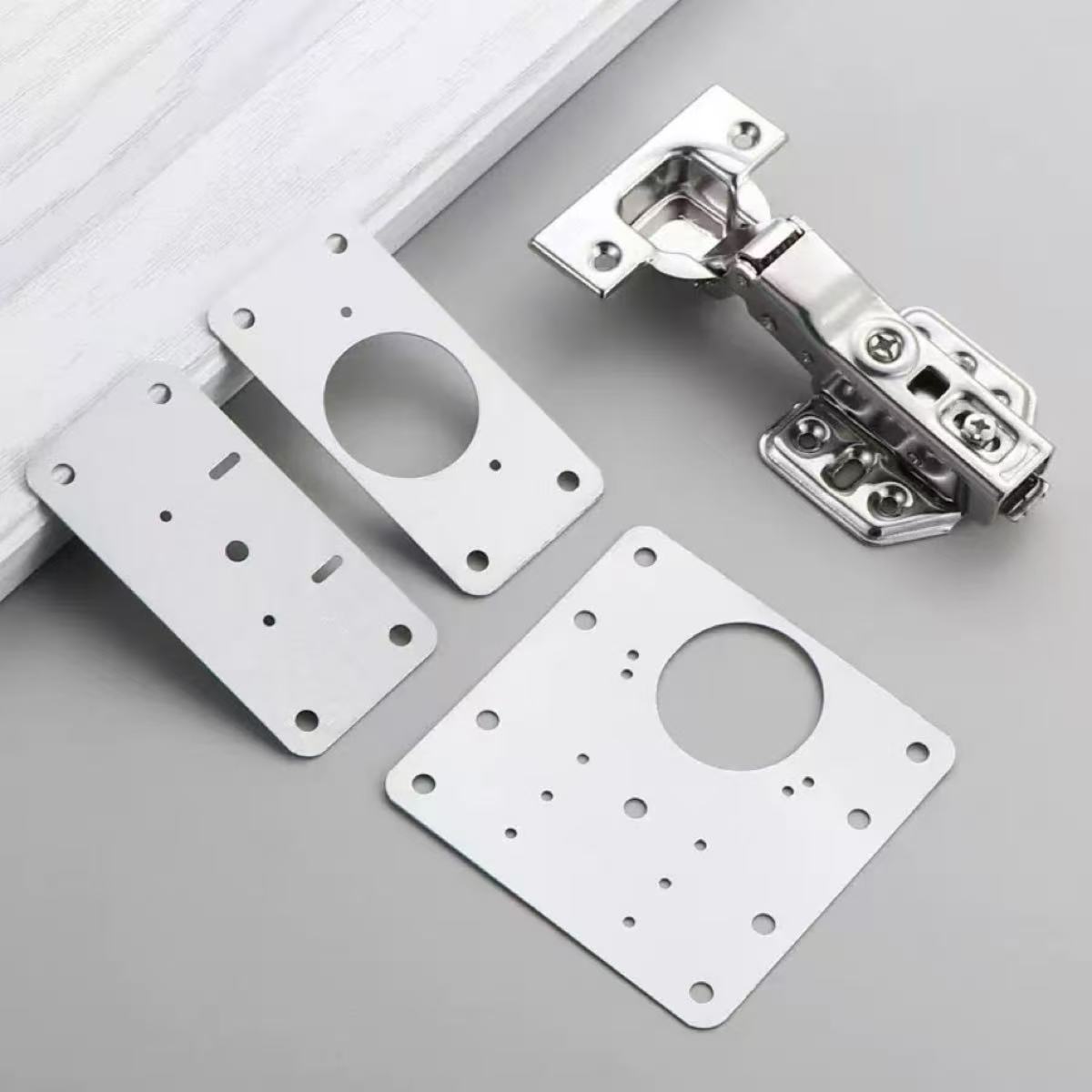 Hinge Repair Plate Kitchen Cab - огляд і ціна Furniture Hardware Fixing Screws