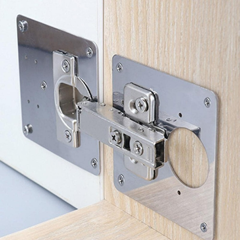 Cabinet Door Hinge Repair Plat - огляд і ціна Furniture Hardware Fixing Screws