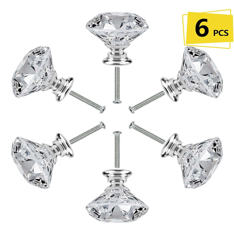 6Pcs Cabinet Knob with Screws  - огляд і ціна Furniture Hardware Pulls
