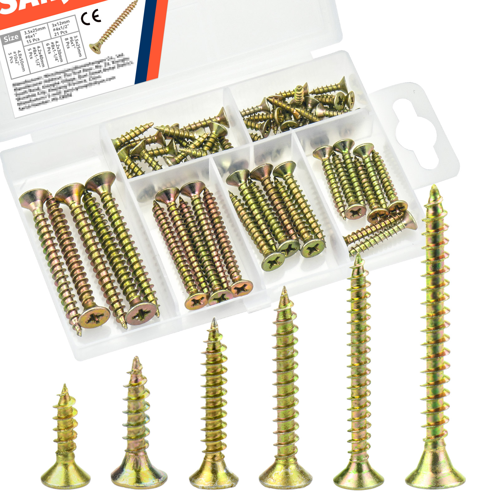 High Hardness Wood Screws Kit  - огляд і ціна Furniture Hardware Fixing Screws