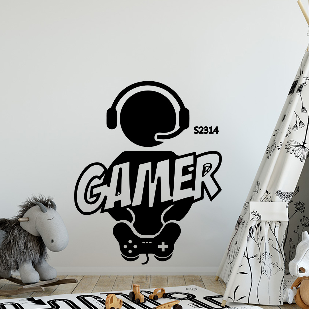 1pc Gamer Wall Art Decal For K - огляд і ціна Furniture Hardware Pulls