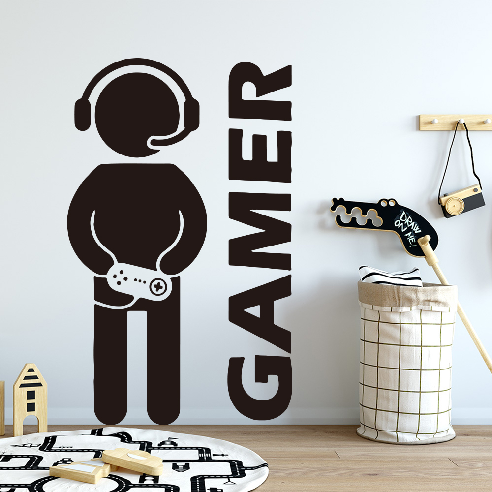 1pc Gamer Wall Art Decal For K - огляд і ціна Furniture Hardware Pulls