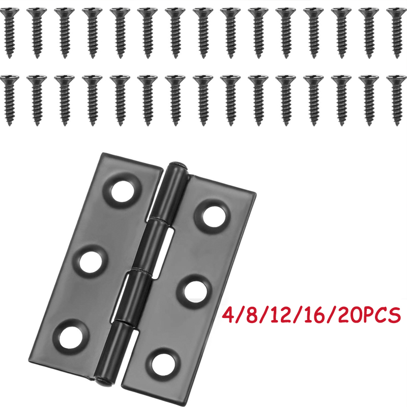 WV Black Door Hinges Stainless - огляд і ціна Furniture Hardware Fixing Screws